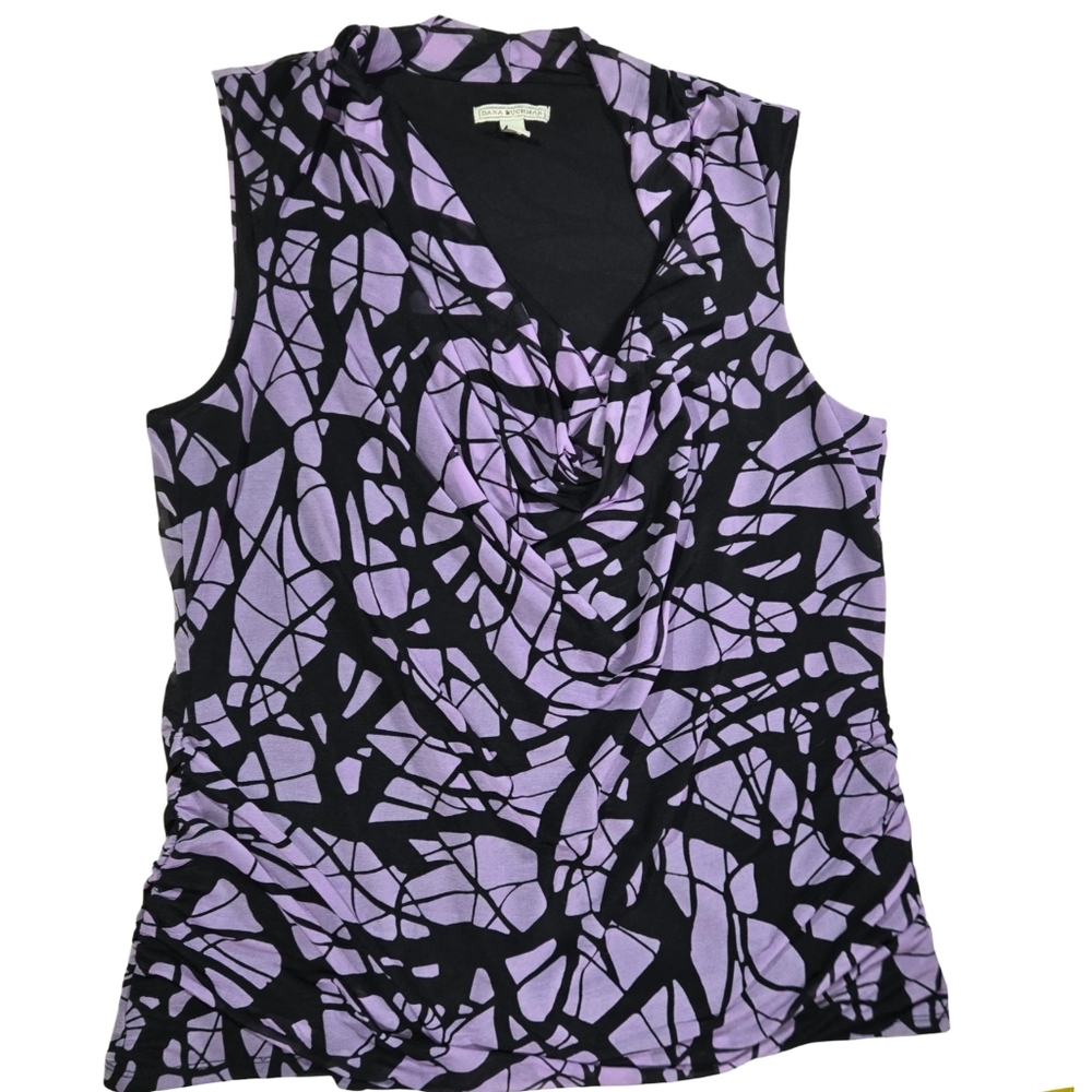 EN Focus Women's Top Geometric, Feminine, Buisiness Casual SIZE Med